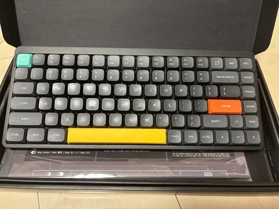 Nuphy Air75 V2 Mechanical Keyboard Aloe 2.0 Switch Basalt Black Frame - Image 1 of 4