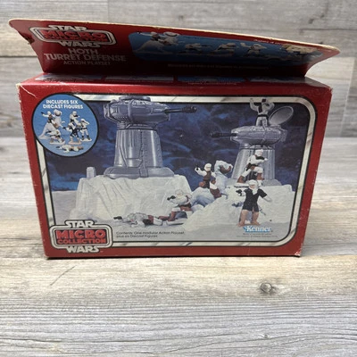 De colección Kenner 1982 Star War Micro Colección Hoth Torreta Defensa Acción Sellada Foto 1 de 4
