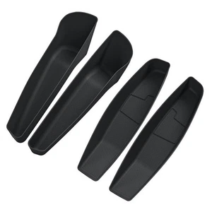4PCS For TPE Car Door Storage Organizers for 2025 For Tesla For Model Y - Picture 1 of 10
