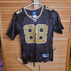 New Orleans Saints Jeremy Shockey #88 Jersey Sz S Women Small Black Graphic - Picture 1 of 4