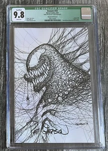 Venom #33 - Gleason Sketch Cover - CGC 9.8 - Signed Patrick Gleason - Picture 1 of 6