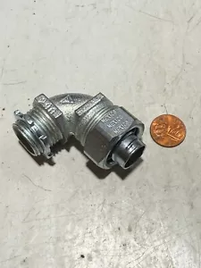 APPLETON 1/2" 90 Degree Liquidtight Conduit Connector ST-9050 LOT OF 10! - Picture 1 of 2