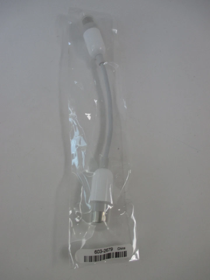Genuine Apple S-Video to RCA Composite Adapter Cable 603-2679 - NEW - Image 1 of 2