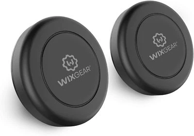 WixGear Flat Stick On Dashboard Magnetic Car Mount Holder For Smartphones 2 Pack - Image 1 of 4