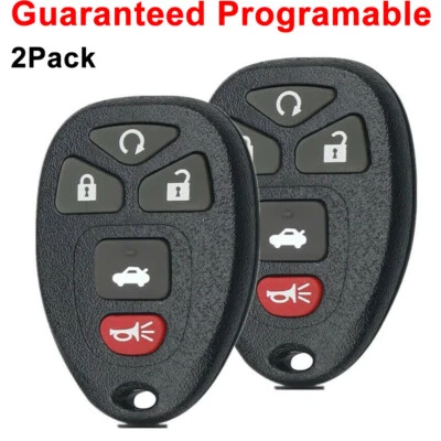 2 para Pontiac G6 2005 2006 2007 2008 2009 2010 mando a distancia sin llave coche llavero Foto 1 de 4