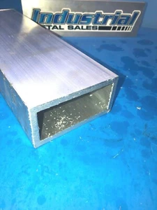 6063 Aluminum Rectangle Tube 2" x 4" x 12" x 1/4" Wall-- 2" x 4" x .250" Wall - Picture 1 of 1