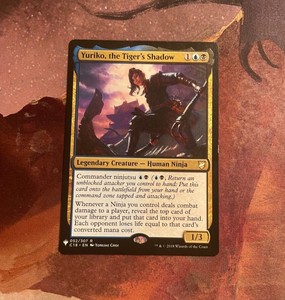 MTG Yuriko, The Tiger's Dimir Legendary Creature NM + bonus Ninja Cards