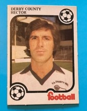 MONTY GUM-FOOTBALL NOW TRADING CARD 1975/76- Derby county - Kevin Hector