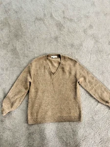 Loft Womens XL Gold with Gold Flecks Pullover Sweater Poly/Elastane - Picture 1 of 4
