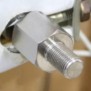 Stainless Steel Bicycle Trailer Connection Adapter Adjustable Baby Bike Trailer - Picture 1 of 11