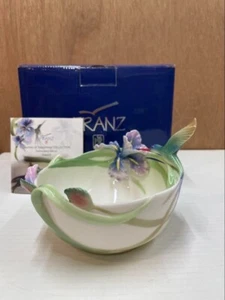 FRANZ Porcelain Collection Longtail Hummingbird Bowl FZ01361 - Picture 1 of 11
