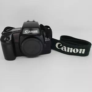 Canon EOS Elan 35 mm pellicola reflex fotocamera analogica SOLO corpo - testata - Foto 1 di 10