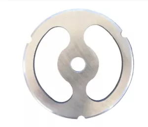 Meat Grinder Plate,Size 52-2 Hole Kidney- Hub Style - Picture 1 of 3