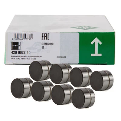 8x INA 420002210 Ventilstößel für VW GOLF 2 3 PASSAT POLO SHARAN T4 034109309 - Bild 1 von 2