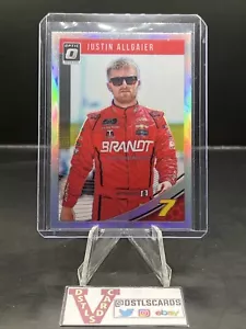 2019 Panini Donruss Optic Racing - JUSTIN ALLGAIER SILVER PRIZM #43 - Foto 1 di 3