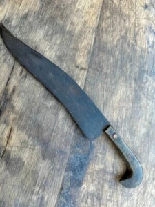 1800 Antique Old Brass Handle Steel Blade Mughal Dagger Sword Knife - Picture 1 of 8