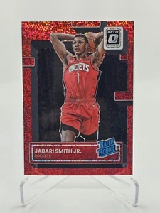2022-23 Donruss Optic Red Sparkle #240 Jabari Smith Jr. RR RC (A) - Picture 1 of 2
