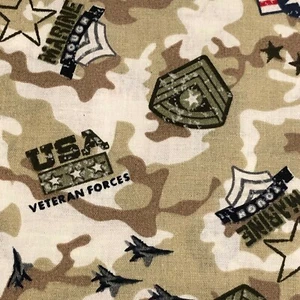 United States Military 100% med cotton fabric by the yard #17 Veteran Resources - Picture 1 of 12