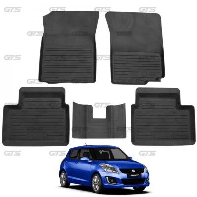 Alfombrillas de goma 3D RHD para Suzuki Swift 5 puertas hatchback 2012-2017 Foto 1 de 4