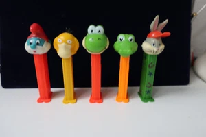 PEZ Spender Pez 5 stück gebraucht alt - Bild 1 von 3