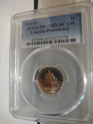 2009 U.S. Lincoln Bicentennial Presidency PCGS PR 69 RD DCAM 1C - Image 1 of 3