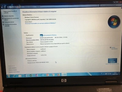 Notebook Compaq nx7300 15.6" Intel Celeron 1,73 Ghz RAM 3 GB - HD 250 GB - Image 1 of 4