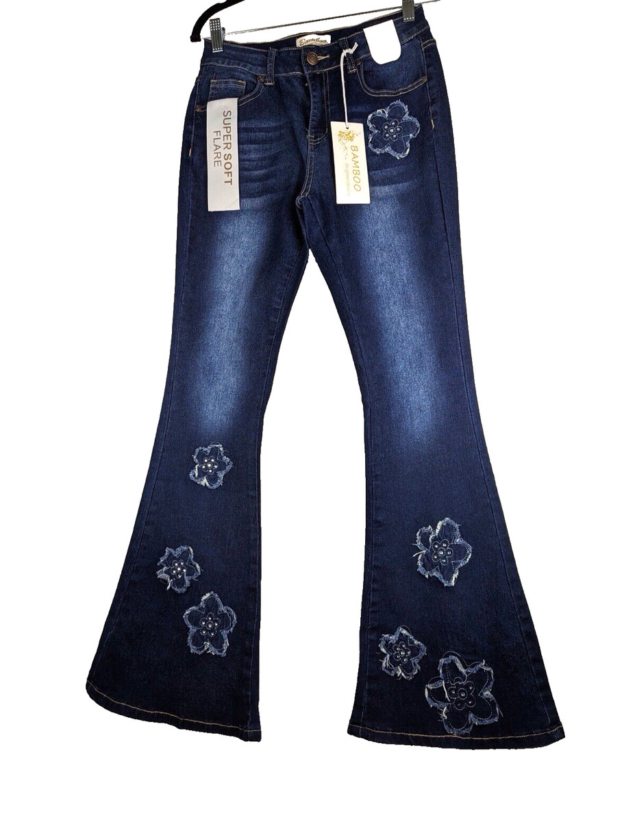 Campana Short Acampanado Jean Flare Jeans Mujer Pantalon De