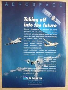 9/1998 PUB ALENIA AEROSPAZIO AEROSPACE EUROFIGHTER ATR 42-500 ORIGINAL AD - Imagen 1 de 1
