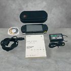Sony PSP-1001 PlayStation PSP BUNDLE Charger, Carry Case, Game, Manual, Video👀