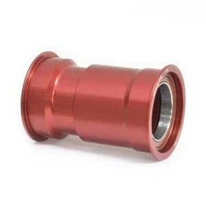 Wheels Mfg PF30 Bottom Bracket Pressfit 30 Red Alloy Cups Angular Contact ABEC-5 - Picture 1 of 7