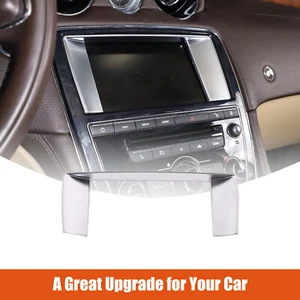 Chrome Center Console Navigation Trim frame Cover For Jaguar XJ 2010-16 - Foto 1 di 10