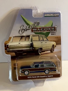 Greenlight Estate Wagons 1979 Ford LTD Country Squire 1:64 LE Series 1 NISP - Picture 1 of 7