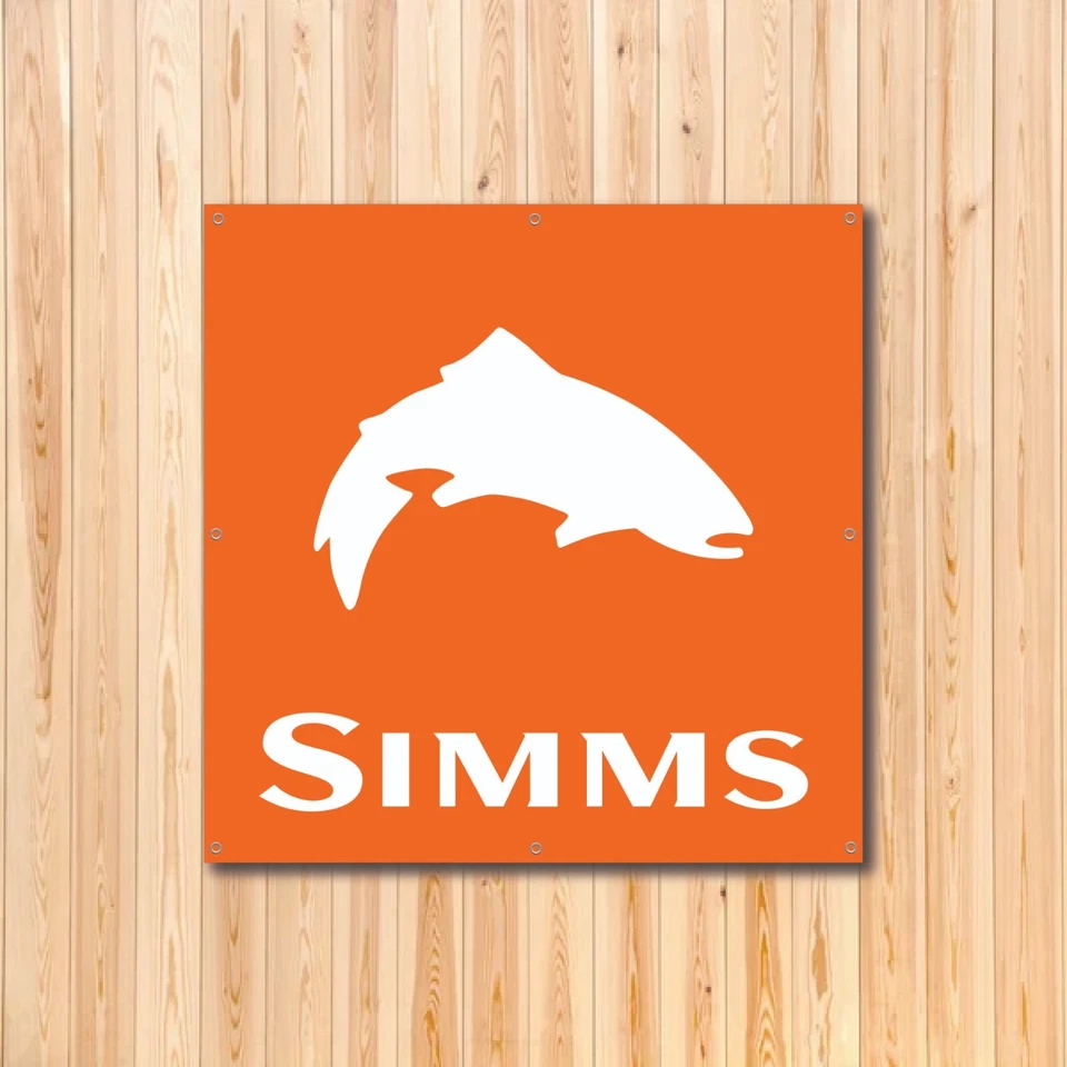 SIMMS FISHING 5'X5' VINYL BANNER - Image 1 of 1