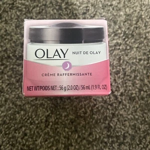 Night of Olay Firming Night Cream Face Moisturizer 1.9 Oz Box - Picture 1 of 1