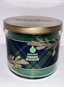 Bath & Body Works 3 mechas vela bálsamo fresco tarro de 14,5 OZ vacaciones 2023 NUEVO - Imagen 1 de 18