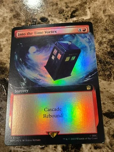 Lámina de arte extendida INTO THE TIME VORTEX Magic the Gathering Magic The Gathering Dr Who - Imagen 1 de 1