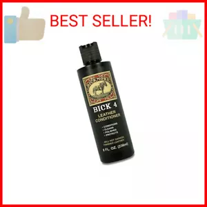 Bick 4 Leather Conditioner and Leather Cleaner 8 oz - Will Not Darken Leather - - Picture 1 of 2