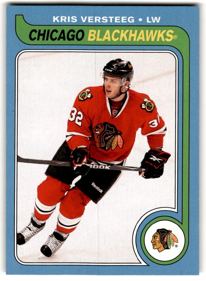 2008-09 O-Pee-Chee '79-80 Retro Kris Versteeg #717 Chicago Blackhawks - Image 1 of 2