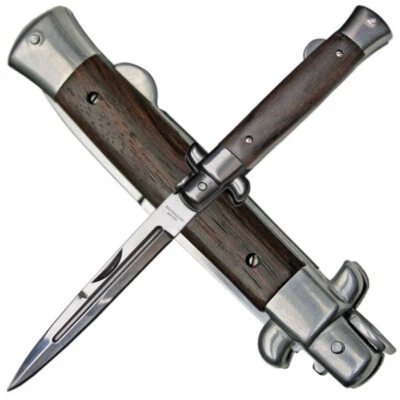 Haller Taschenmesser Klappmesser Ebenholz Schalen Backlock Zweihand-Ausführung - Bild 1 von 4