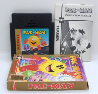 COMPLETE IN BOX ~ PAC-MAN (Nintendo Entertainment, 1980 NES) CIB - Rare Original - Image 1 of 4