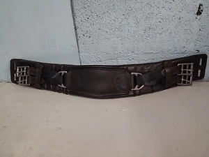 Englischer weicher Leder gepolsterter geformter menschlicher Dressurumfang, braun, 24 Zoll (Ref. 452R) - Bild 1 von 7