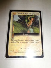 Wheel of Time TCG CCG Filled With Power & Night Raid Promo P01 P02 ROBERT JORDAN