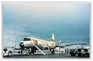 Postkarte: Flugzeug: 1958 Continental Airlines, Viscount 1b - unbespielt - Bild 1 von 2
