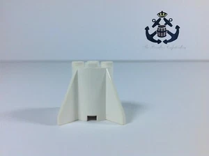 Lego Space mattoncino bianco rotondo 2 x 2 x 2 con pinne 4591 - Blacktron, spazio classico - Foto 1 di 1