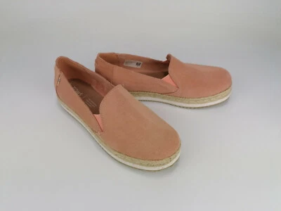 Toms Palma Coral Pink Damen Schuh Espadrilles Slipper - Bild 1 von 4