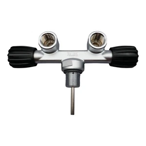 T-Ventil Twin-Ventil Doppelventil Druckluft 300bar M25x2mm feststehend POLARIS - Picture 1 of 3