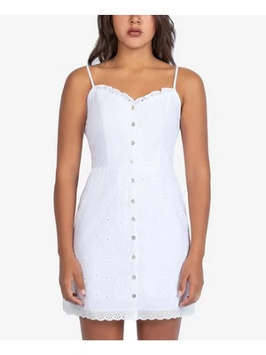 Mini vestido justo feminino B DARLIN com alça de espaguete - Imagem 1 de 4