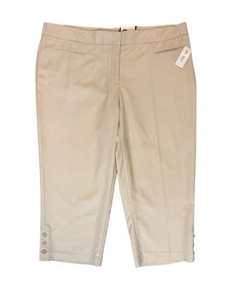 Dress Barn Roz & Ali Secret Agent Tummy Control Dress Crop Pants Women's Size 18 - Image 1 of 4