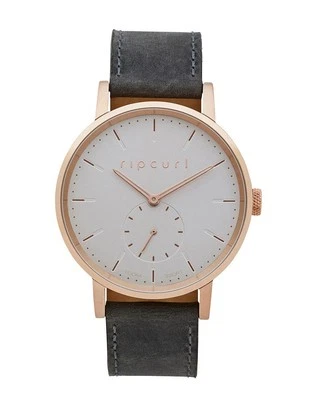 Rip Curl Womens CIRCA ROSE GOLD LEATHER SURF WATCH - A3055G Olive Rrp $199.99 - Image 1 of 4