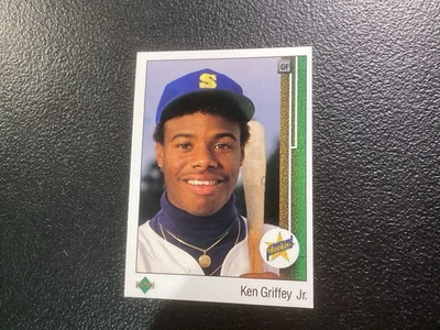 L👀K 1989 Ken Griffey Jr Rookie Upper Deck #1 Conjunto de Fábrica Quebras Estado Perfeito (OC) - Imagem 1 de 4